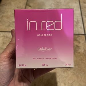 Estelle Ewen in red Perfume